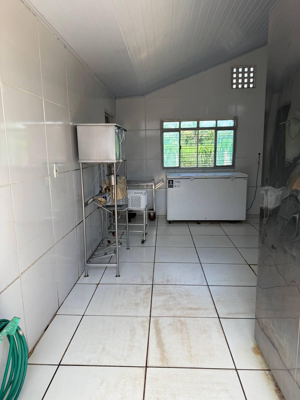Sala de produção do laticínio
